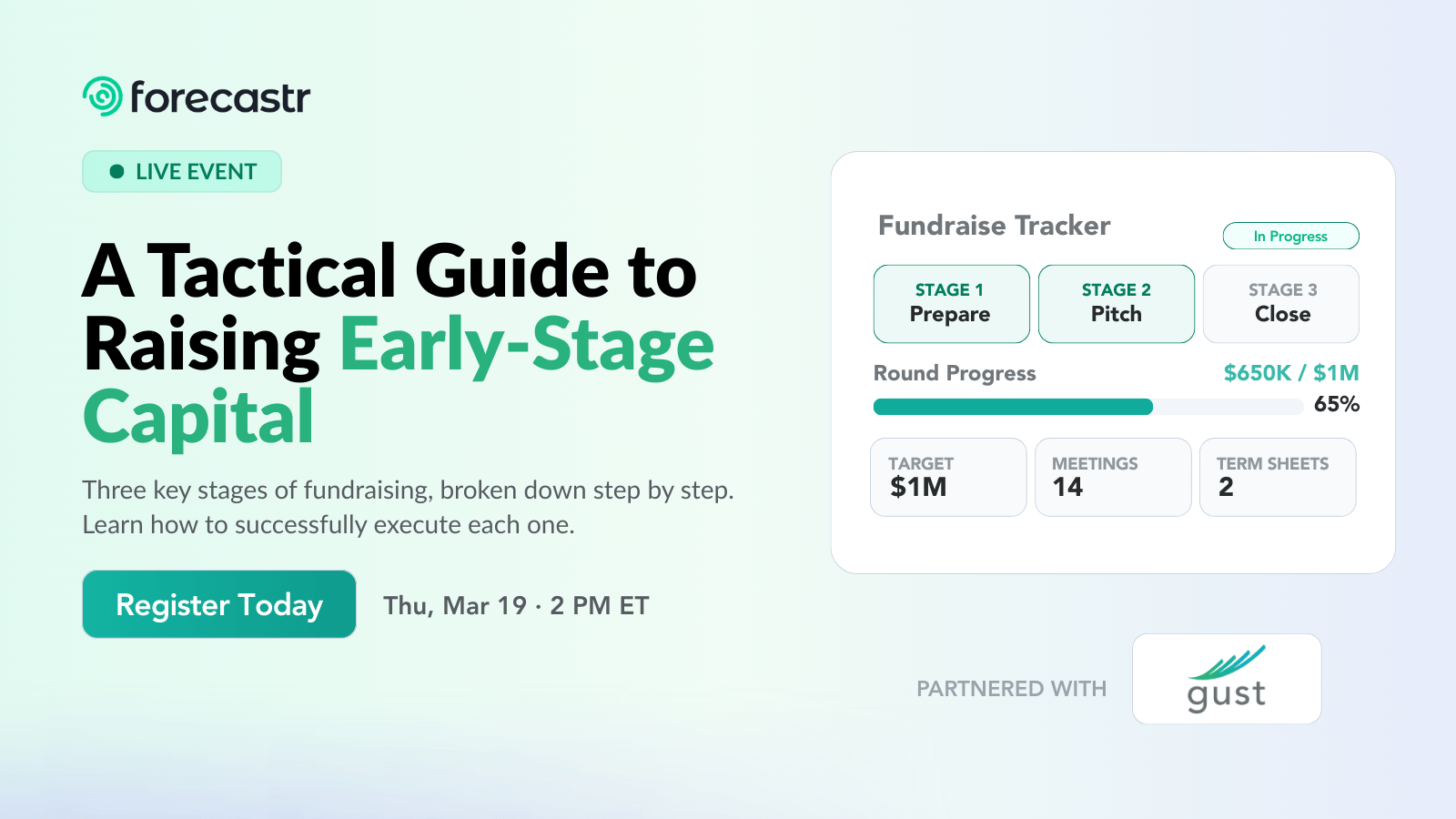 A Tactical Guide to Raising Early-Stage Capital