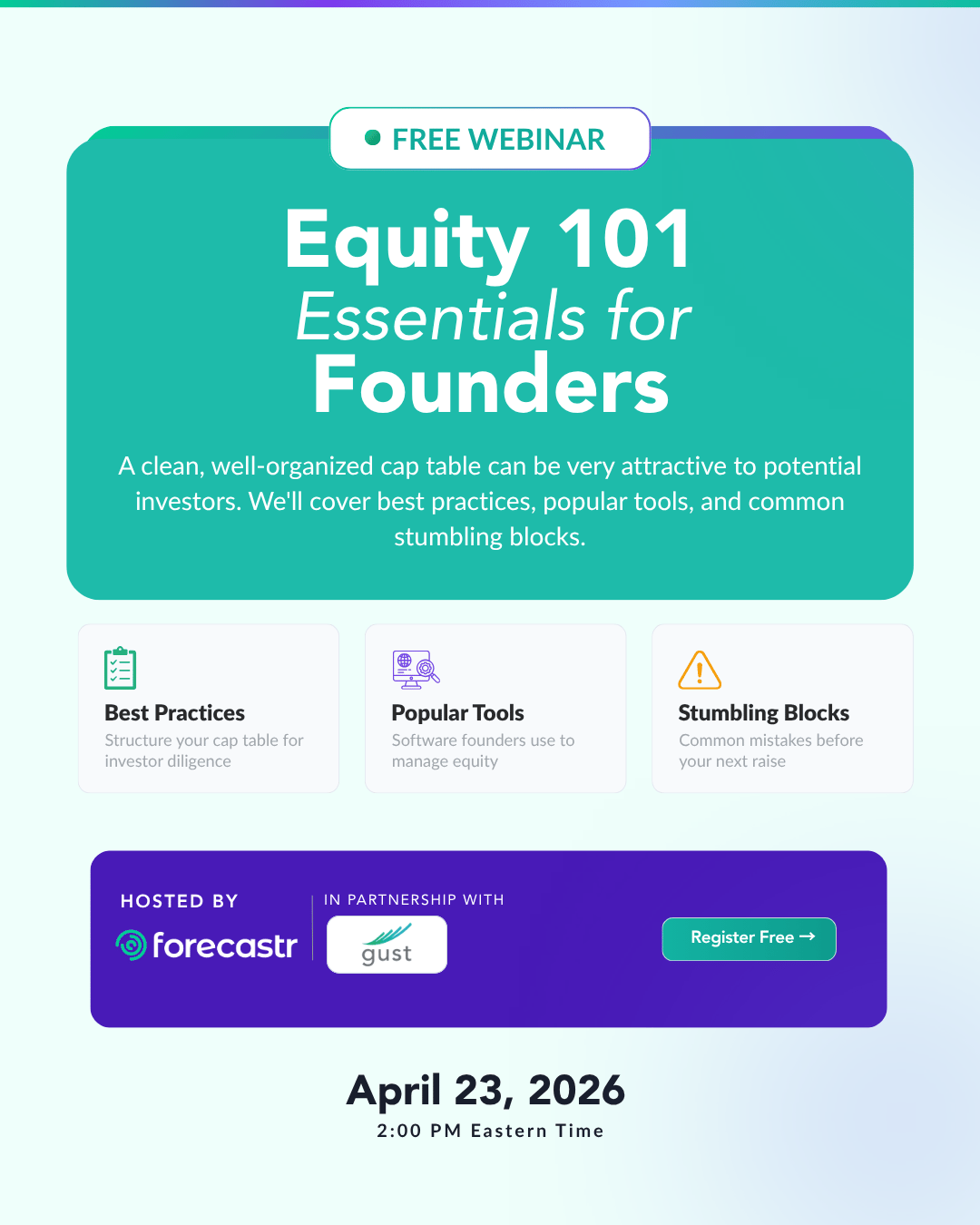 Equity 101 Essentials for Founders