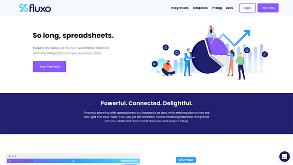 fluxo financial modeling software