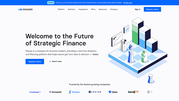 mosaic financial insights tool
