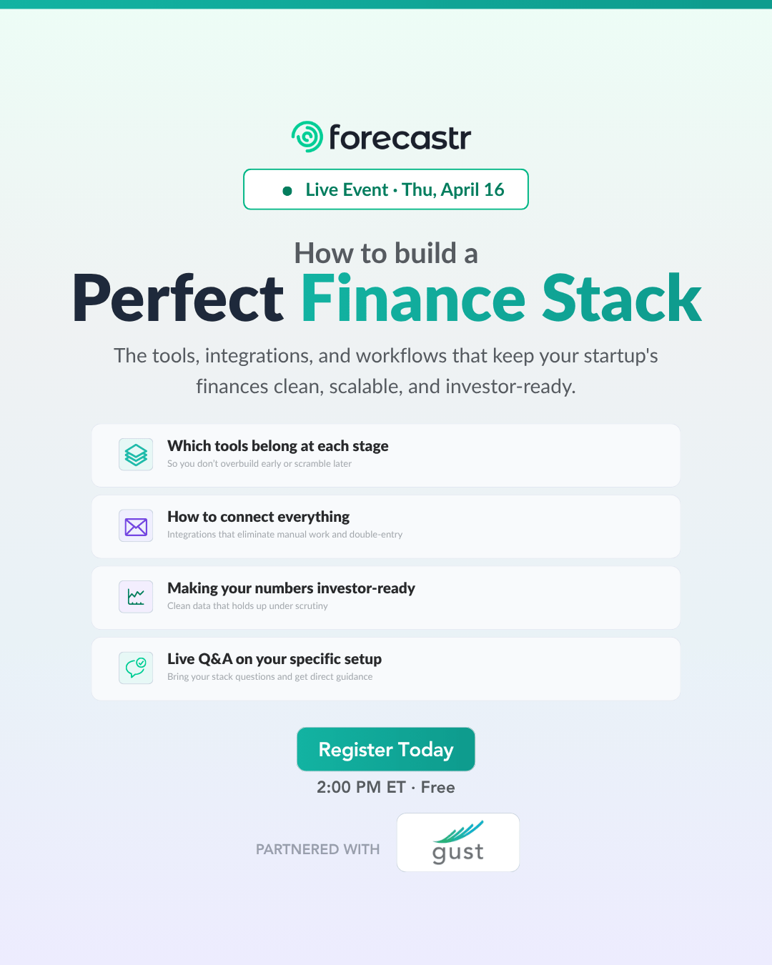 How to build a Perfect Finance Stack