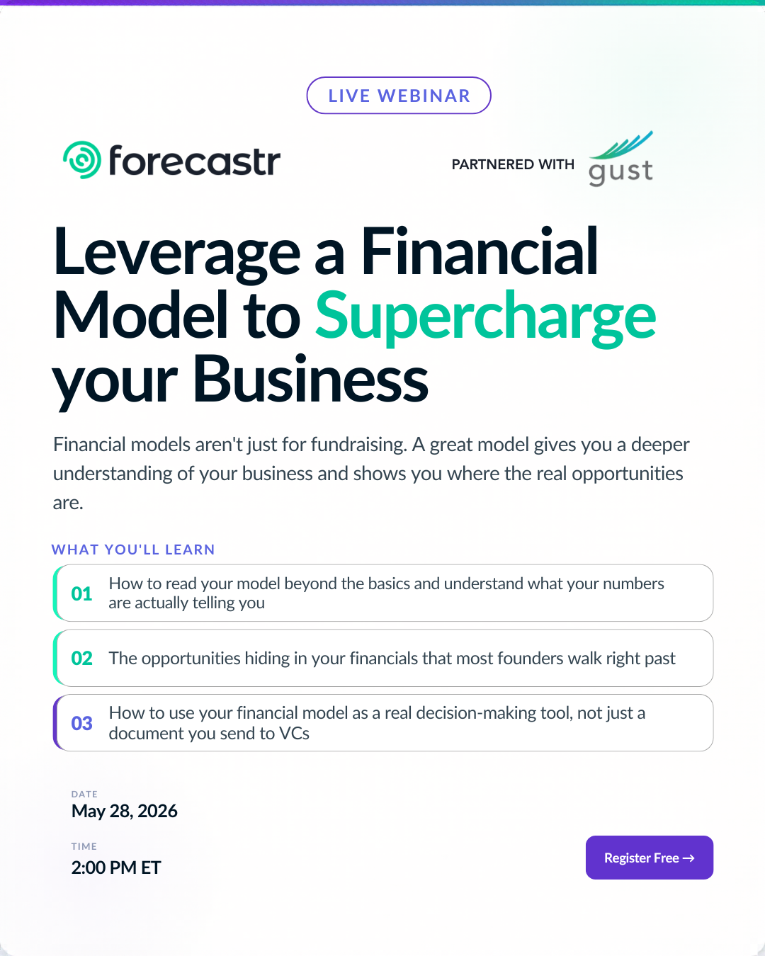 Leverage a Financial Model to Close Checks