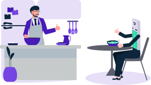 Illustration: A founder and his balance sheet