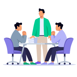 founder-confidently-closing-round-with-investor