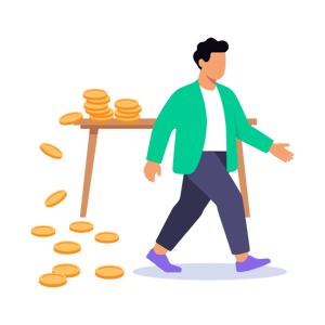 founder-walking-coins-slipping-off-table