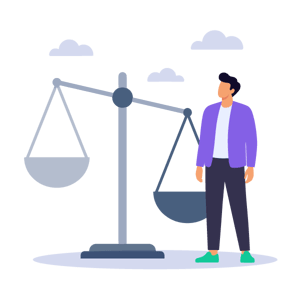 founder-watching-scale-tip-alone