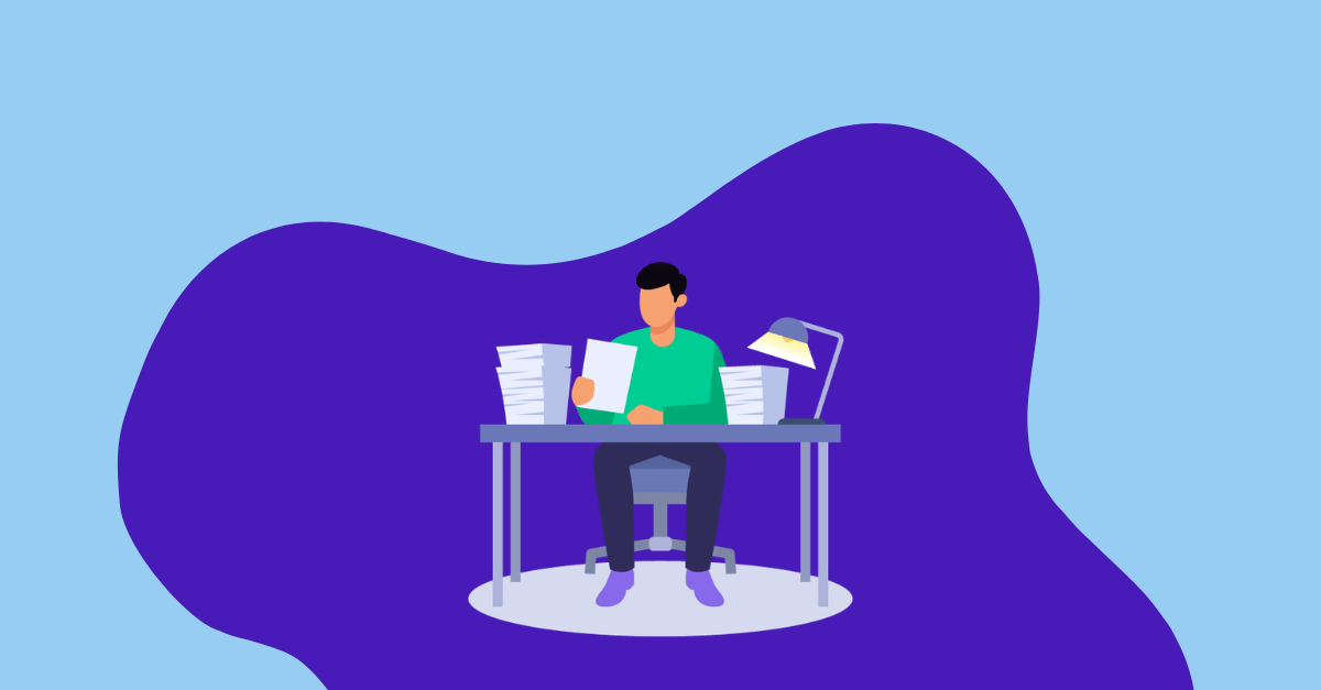 Featured Image: Illustration of a founder who prepares before the investor meeting
