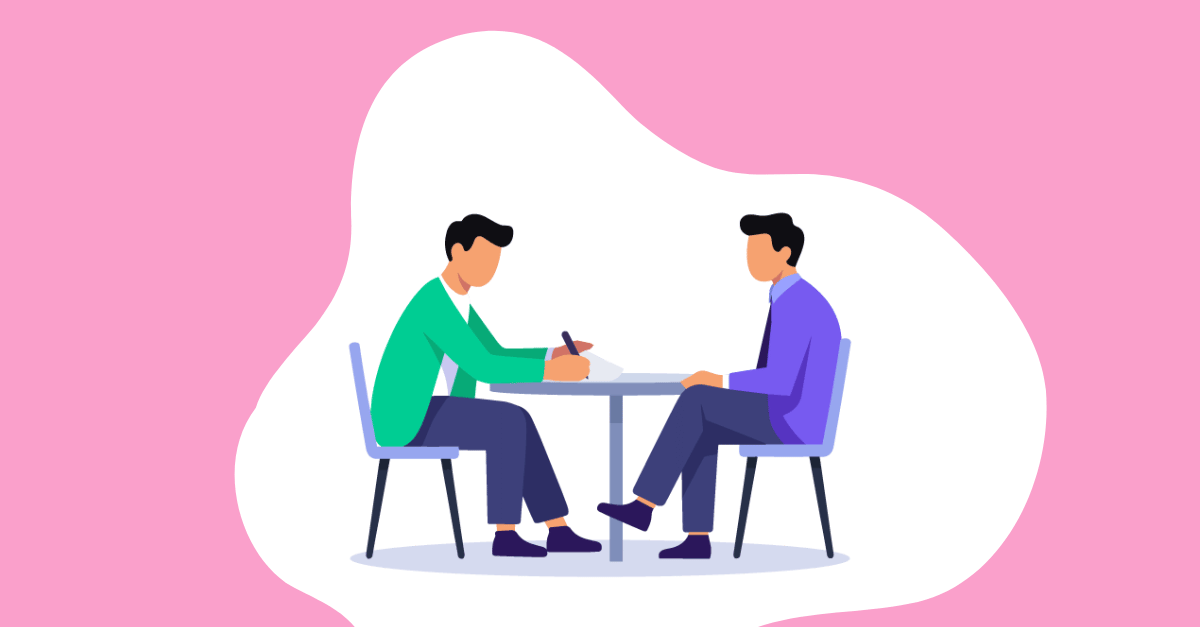 Featured Image: Illustration of a startup founder reviewing a post-money valuation after a funding round