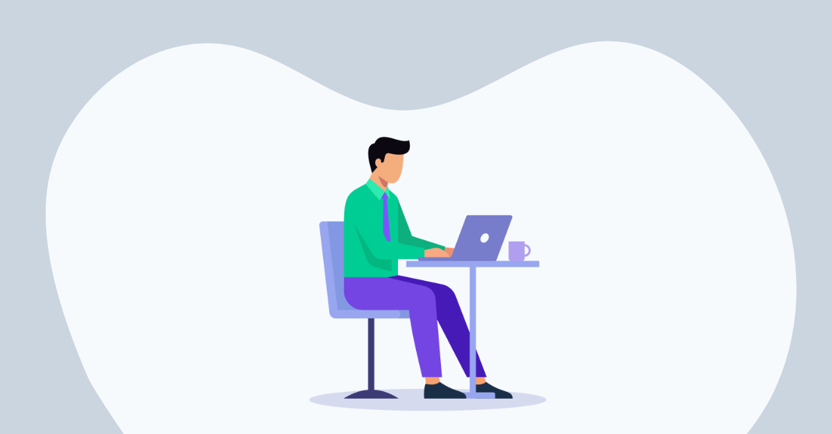 Featured image: Illustration of a founder building a scenario plan using a financial model