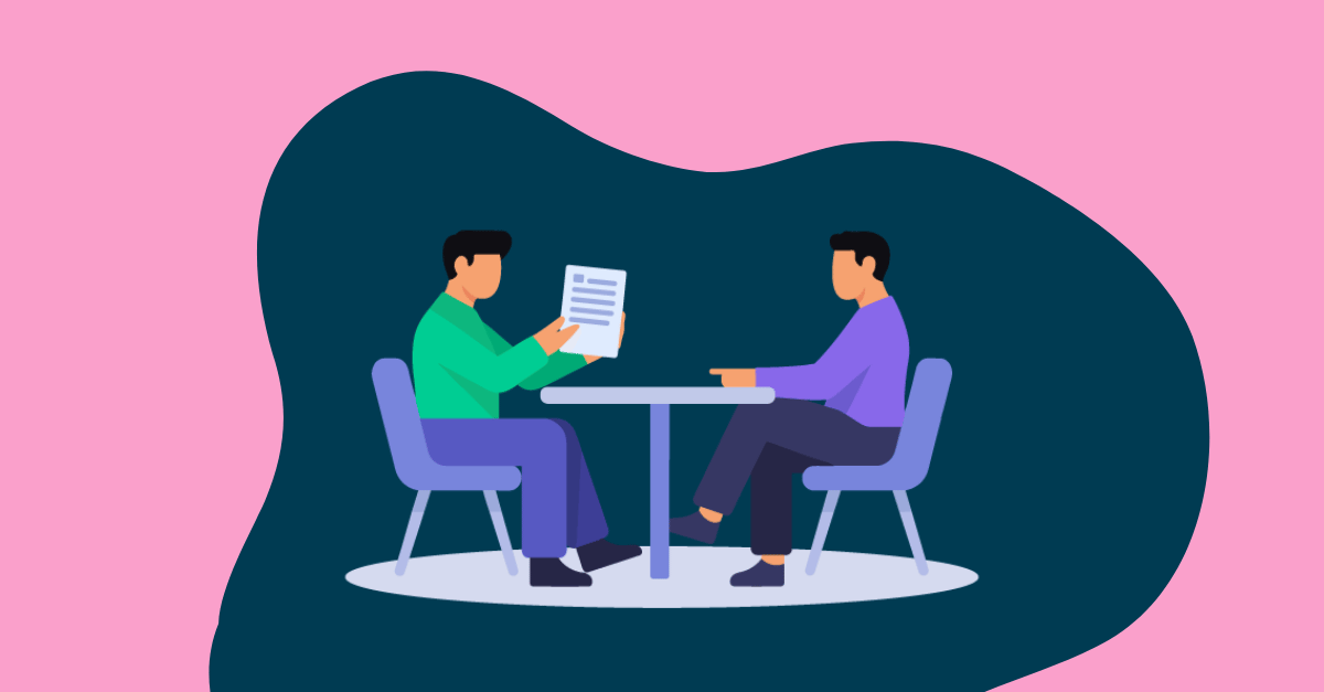 Featured Image: Illustration of a founder getting funded during series a from an investor