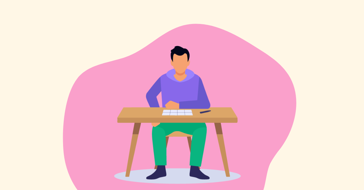 Featured Image: Illustration of a founder getting clarity with their startup metrics
