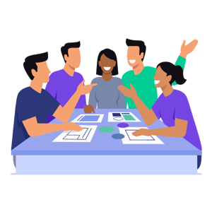 team-doing-experiment