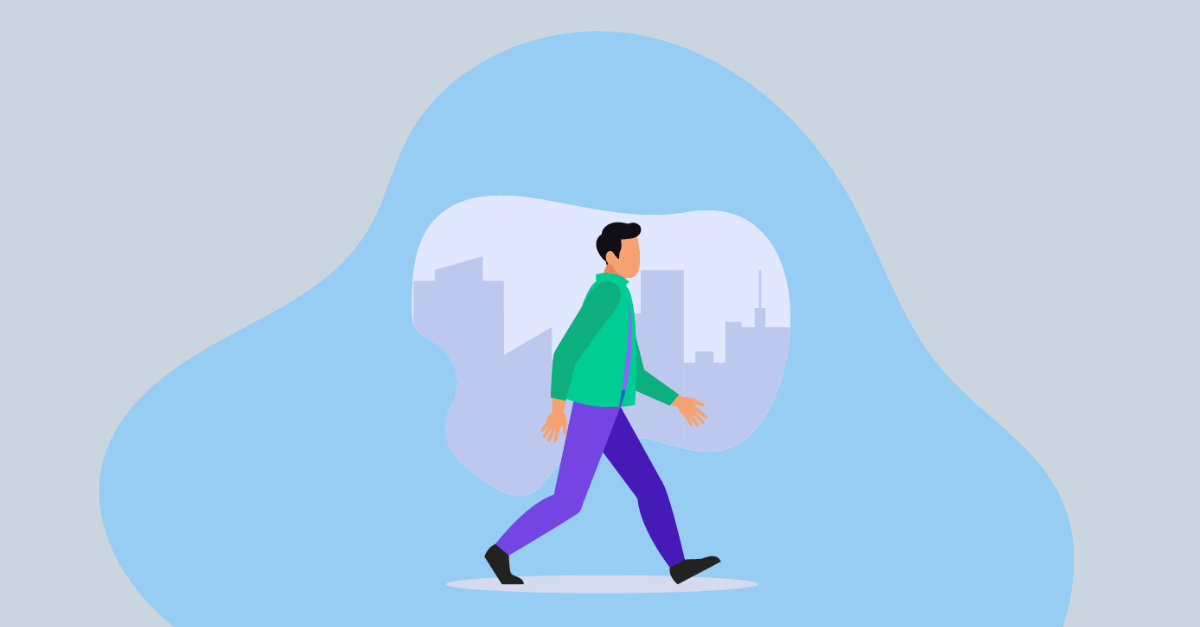 Featured image: Illustration of a SaaS startup founder