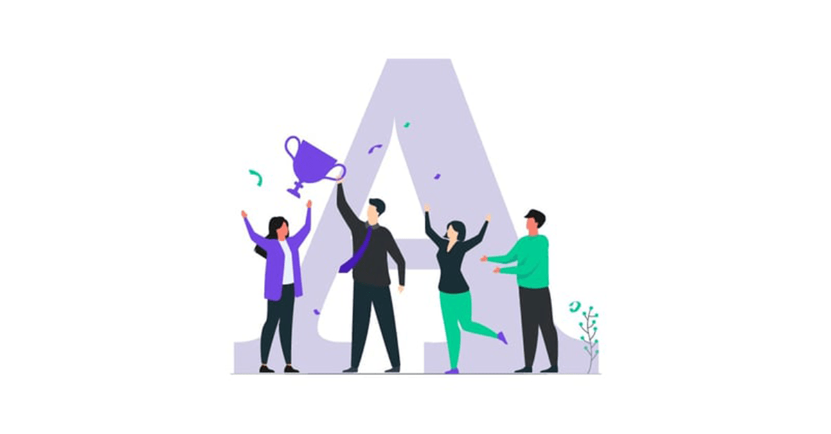 Illustration: Founders celebrating Series A funding