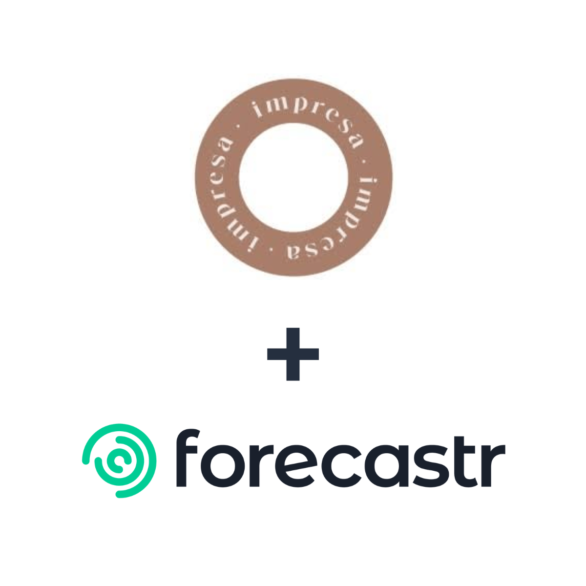 Partnership logos: Forecastr + Impresa Advisors