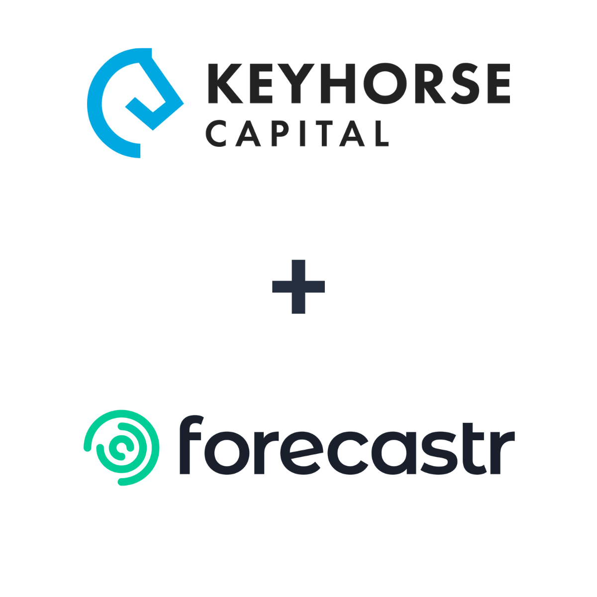 Partnership logos: Forecastr + Keyhorse Capital