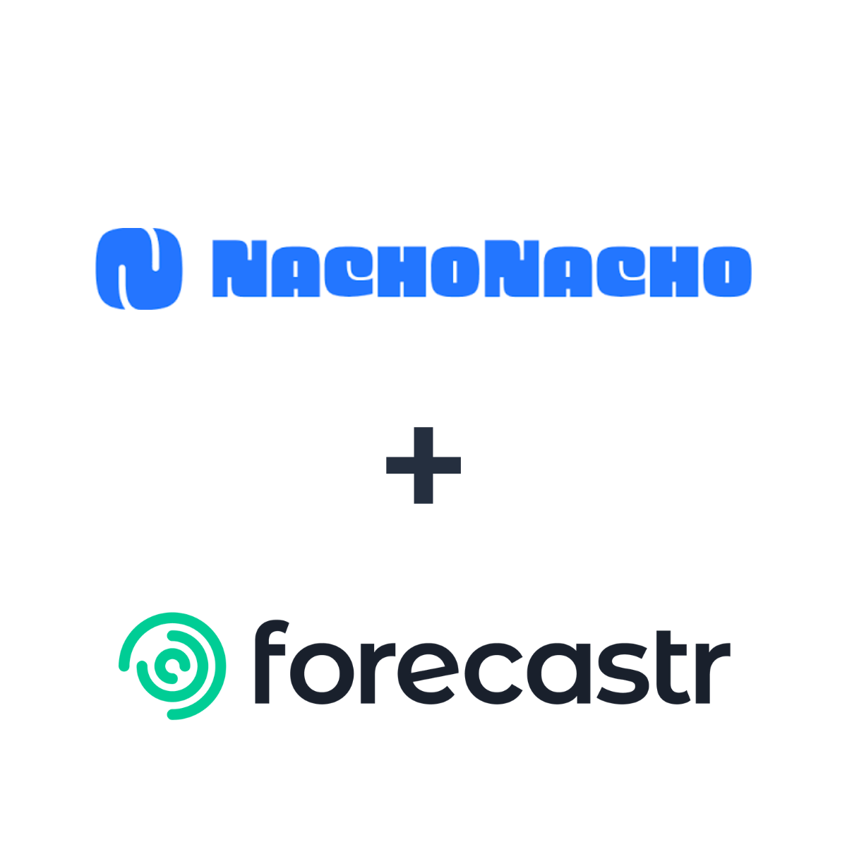 Partnership logos: Forecastr + Nacho Nacho