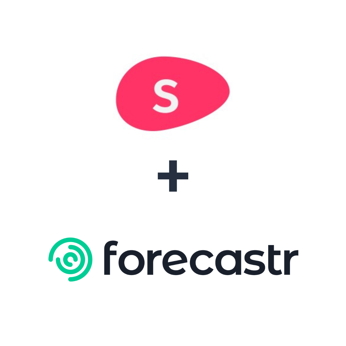 Partnership logos: Forecastr + Slidebean