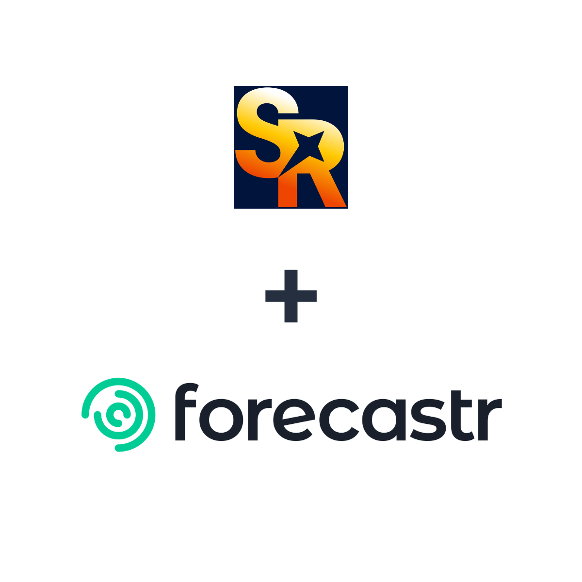 Partnership logos: Forecastr + SparkRockets