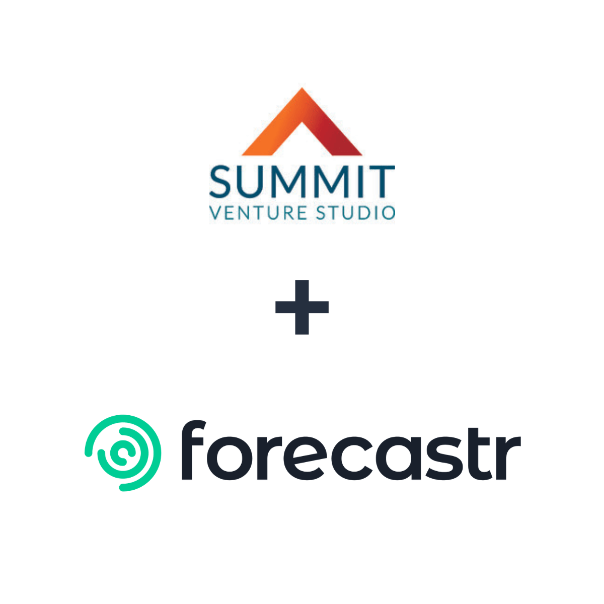 Partnership logos: Forecastr + Summit Venture Studio